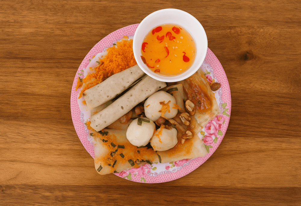 You can enjoy Hue's specialty snacks at local prices at Dong Ba Market